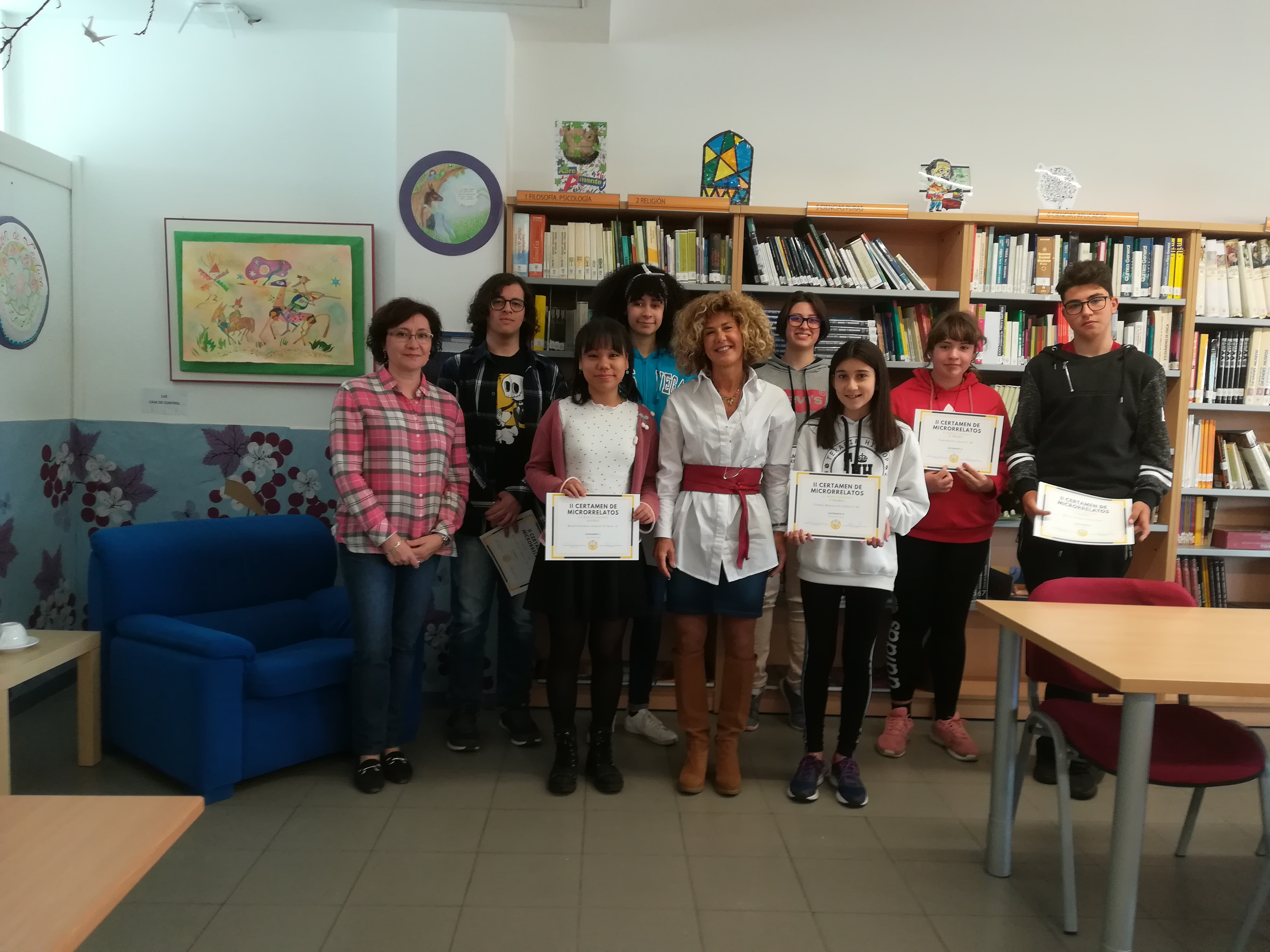 Ganadores del II Concurso Literario "IES Montes Obarenes"